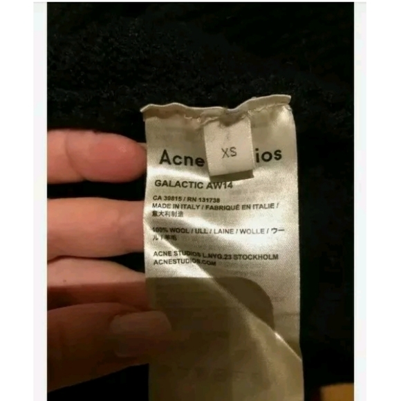 **SOLD** ACNE STUDIOS 'Galactic' Sweater, Sz. XS - Picture 2 of 11
